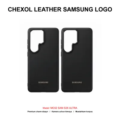 CHEXOL LEATHER SAMSUNG LOGO MC52 SAM S26 ULTRA BLACK