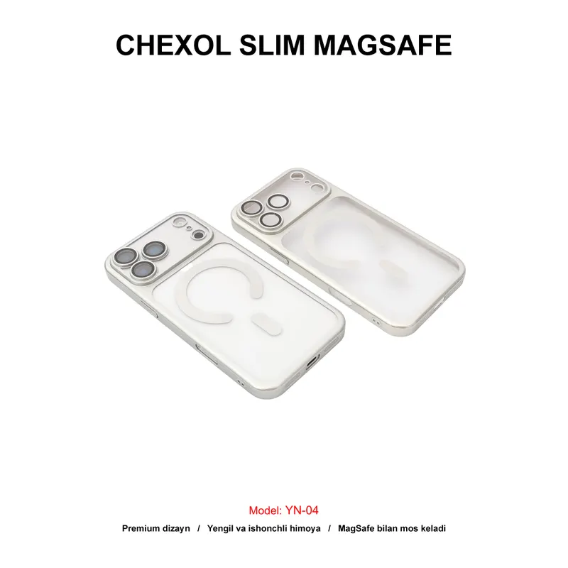 CHEXOL PC SLIM MAGSAFE YN-04 IP17 PRO SILVER