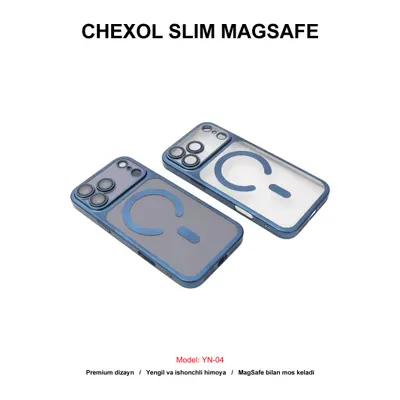 CHEXOL PC SLIM MAGSAFE YN-04 IP17 PRO MAX BLUE