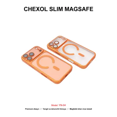 CHEXOL PC SLIM MAGSAFE YN-04 IP17 PRO MAX ORANGE