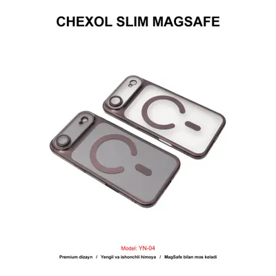 CHEXOL PC SLIM MAGSAFE YN-04 IP17 AIR BLACK