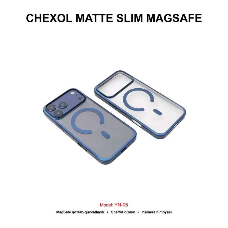CHEXOL MATTE SLIM MAGSAFE YN-05 IP17 PRO BLUE