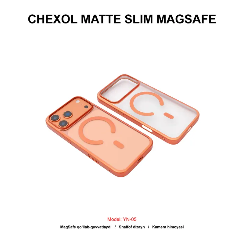 CHEXOL MATTE SLIM MAGSAFE YN-05 IP17 PRO ORANGE