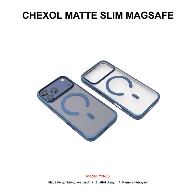 CHEXOL MATTE SLIM MAGSAFE YN-05 IP17 PRO MAX BLUE