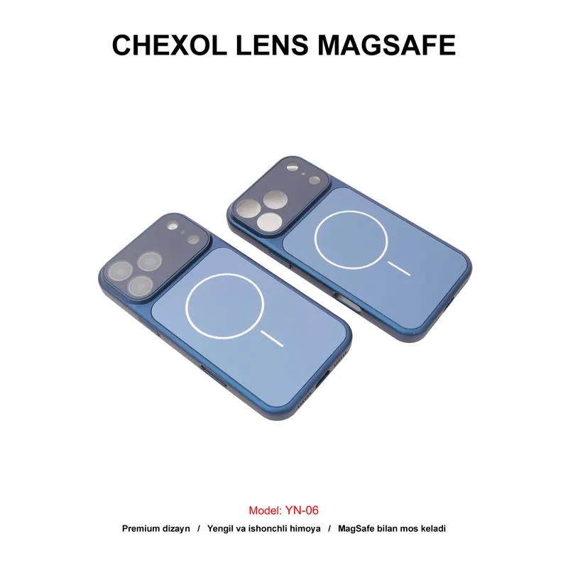 CHEXOL PC LENS MAGSAFE YN-06 IP17 PRO BLUE