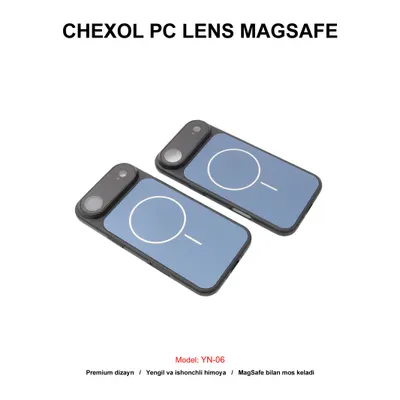 CHEXOL PC LENS MAGSAFE YN-06 IP17 AIR BLACK
