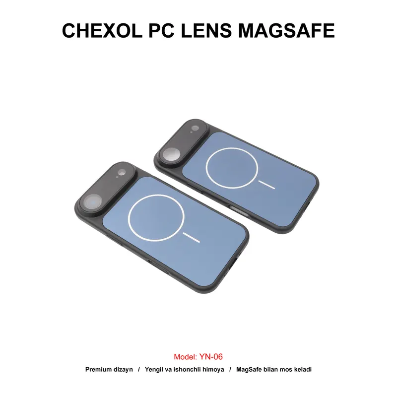 CHEXOL PC LENS MAGSAFE YN-06 IP17 AIR BLACK
