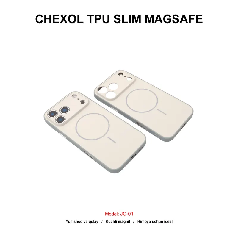 CHEXOL TPU SLIM MAGSAFE JC-01 IP17 PRO BEIGE