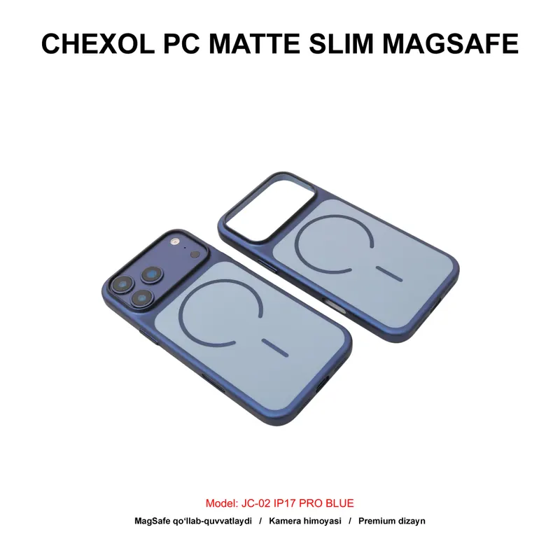 CHEXOL PC MATTE SLIM MAGSAFE JC-02 IP17 PRO BLUE