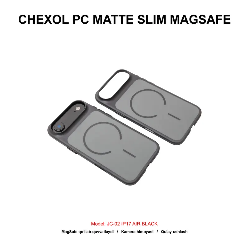 CHEXOL PC MATTE SLIM MAGSAFE JC-02 IP17 AIR BLACK