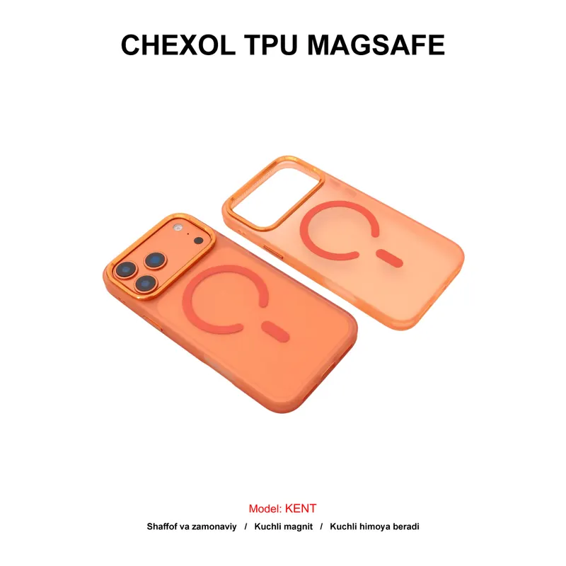 CHEXOL TPU MAGSAFE FN04 IP17 PRO MAX ORANGE