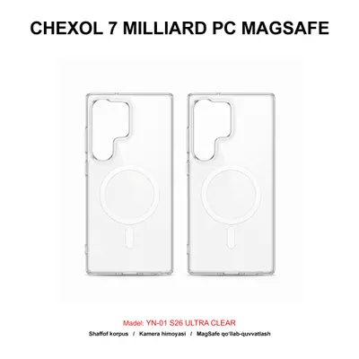 CHEXOL 7 MILLIARD PC MAGSAFE YN-01 S26 ULTRA CLEAR