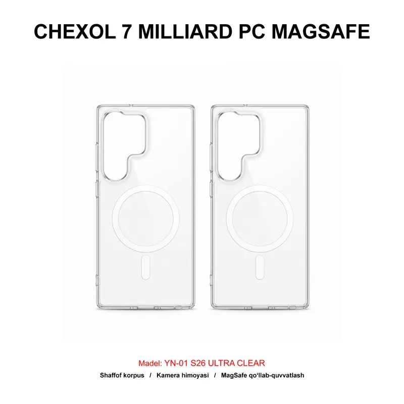 CHEXOL 7 MILLIARD PC MAGSAFE YN-01 S26 ULTRA CLEAR