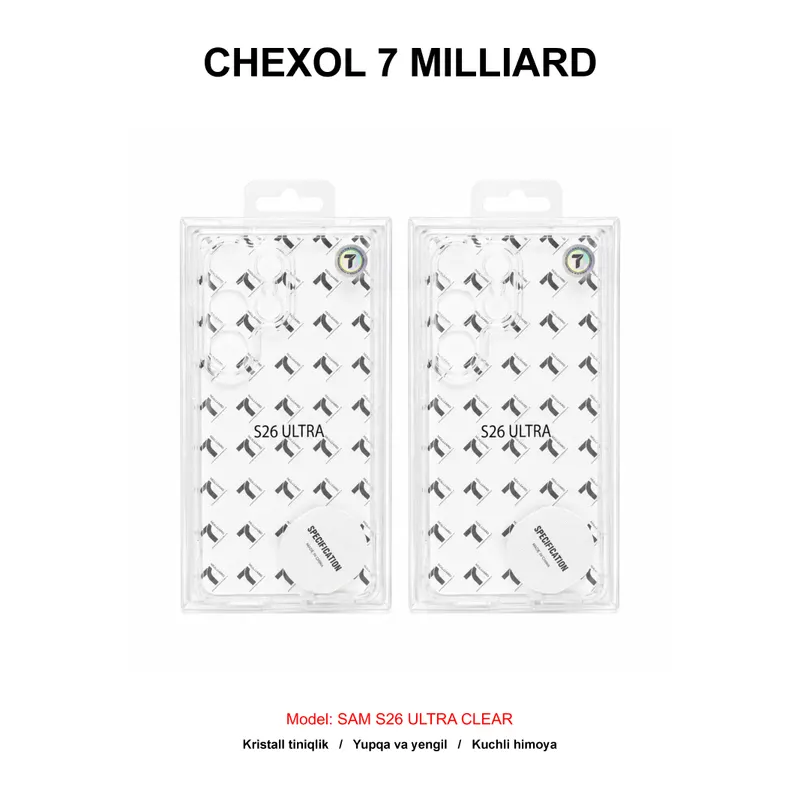 CHEXOL 7 MILLIARD SAM S26 ULTRA CLEAR