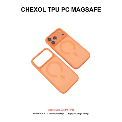 CHEXOL TPU PC MAGSAFE MW-03 IP17 PRO ORANGE