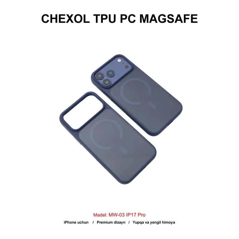 CHEXOL TPU PC MAGSAFE MW-03 IP17 PRO BLUE