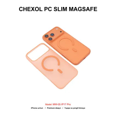 CHEXOL PC SLIM MAGSAFE MW-05 IP17 PRO ORANGE