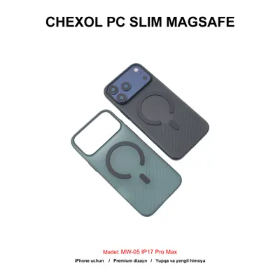 CHEXOL PC SLIM MAGSAFE MW-05 IP17 PRO MAX BLUE