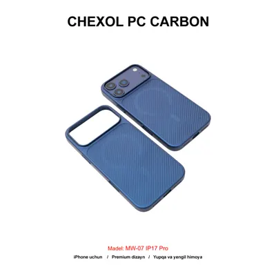 CHEXOL PC CARBON MAGSAFE MW-07 IP17 PRO BLUE