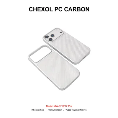 CHEXOL PC CARBON MAGSAFE MW-07 IP17 PRO SILVER
