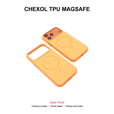 CHEXOL TPU MAGSAFE YN-09 IP17 PRO ORANGE