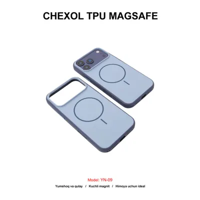 CHEXOL TPU MAGSAFE YN-09 IP17 PRO MAX BLUE