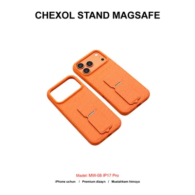 CHEXOL STAND MAGSAFE MW-08 IP17 PRO ORANGE