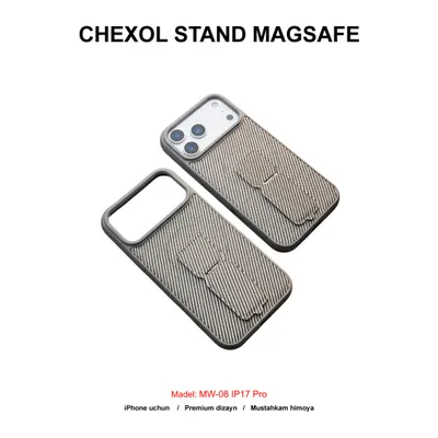 CHEXOL STAND MAGSAFE MW-08 IP17 PRO GREY