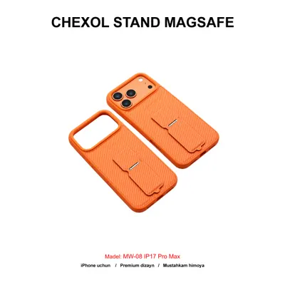 CHEXOL STAND MAGSAFE MW-08 IP17 PRO MAX ORANGE