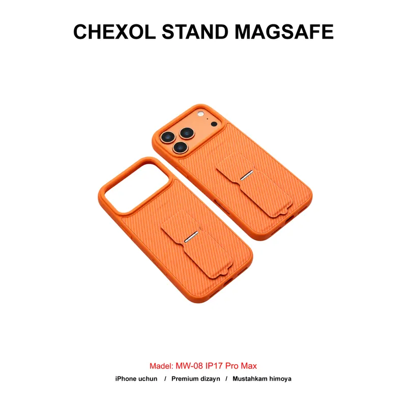 CHEXOL STAND MAGSAFE MW-08 IP17 PRO MAX ORANGE