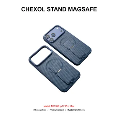 CHEXOL STAND MAGSAFE MW-08 IP17 PRO MAX BLUE