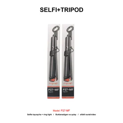 SELFI+TRIPOD P27-MF BLACK
