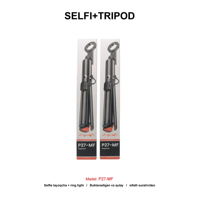 SELFI+TRIPOD P27-MF BLACK