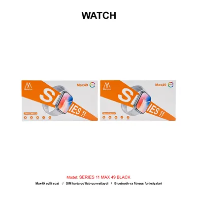 WATCH SERIES 11 MAX 49 BLACK