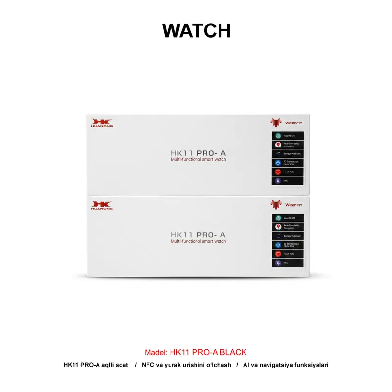 WATCH HK11 PRO-A BLACK