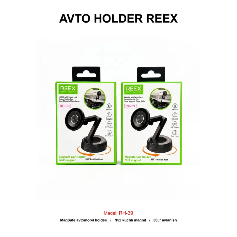 AVTO HOLDER REEX RH-39 BLACK