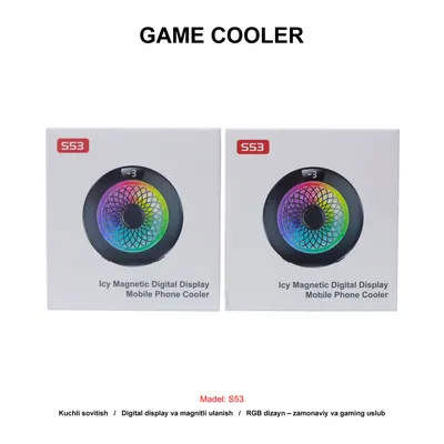 GAME COOLER S53 BLACK