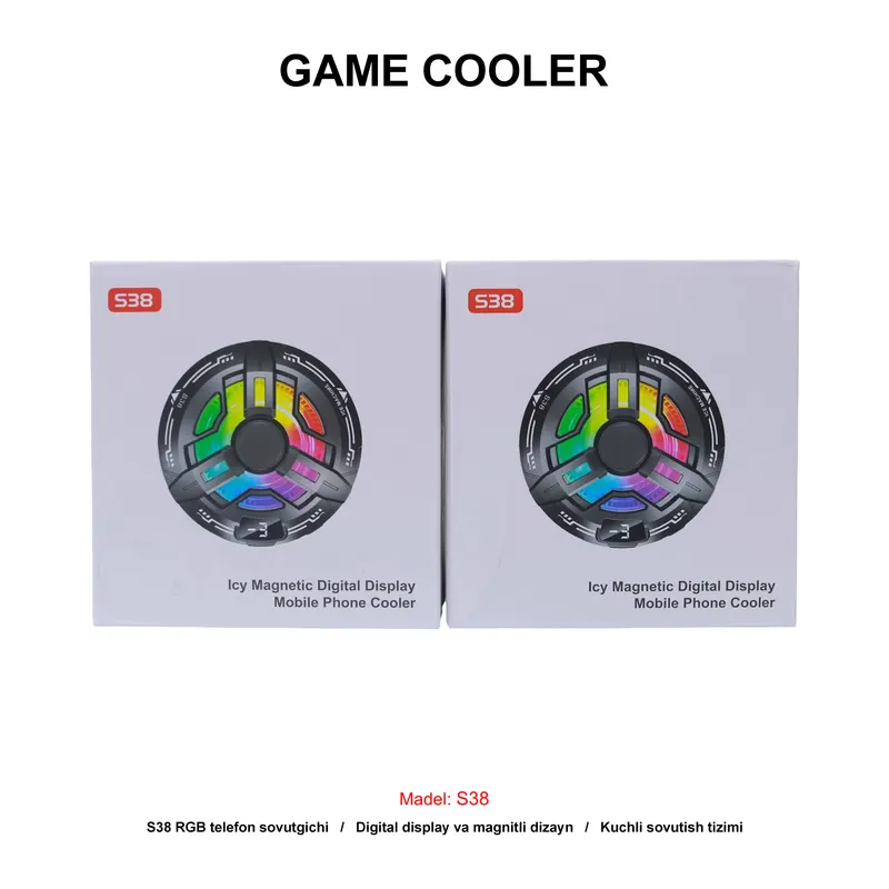GAME COOLER S38 BLACK