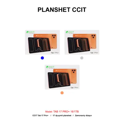 PLANSHET CCIT TAB 17 PRO+ 16/1TB ORANGE