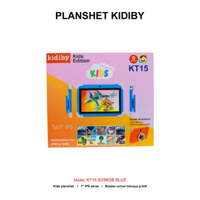 PLANSHET KIDIBY KT15 8/256GB BLUE