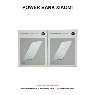 PB XIAOMI MDY-20-EB 15W 5000mAh SILVER (LUX)