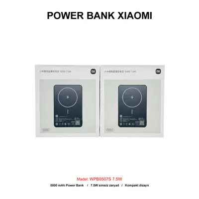 PB XIAOMI WPB0507S 7.5W 5000mAh BLACK (LUX)