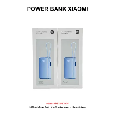 PB XIAOMI NPB1045 45W 10000mAh BLUE (LUX)