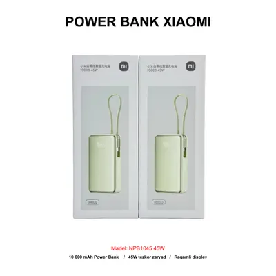 PB XIAOMI NPB1045 45W 10000mAh GREEN (LUX)