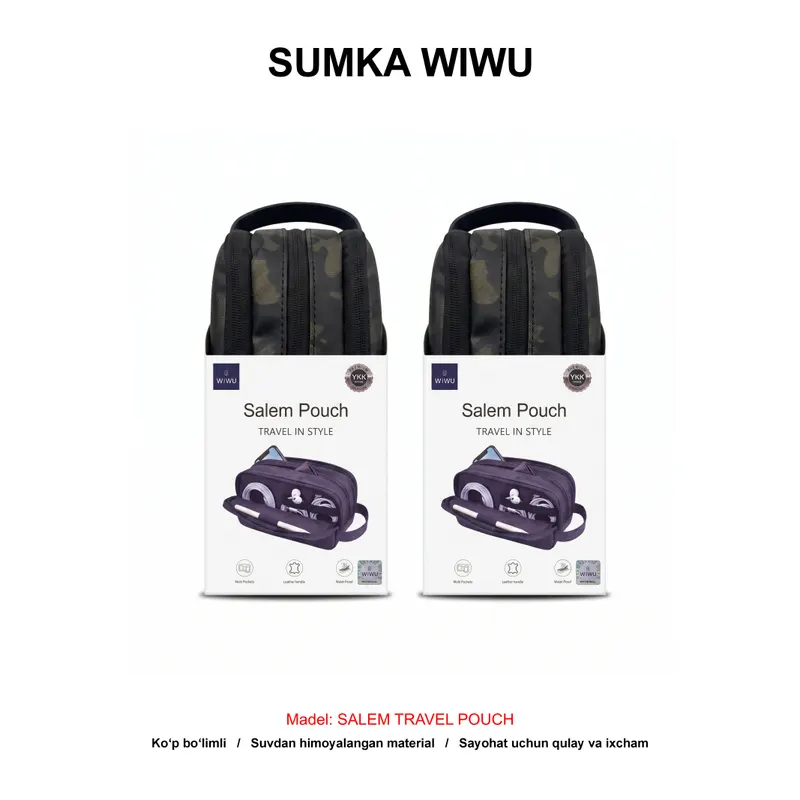 SUMKA WIWU SALEM TRAVEL POUCH