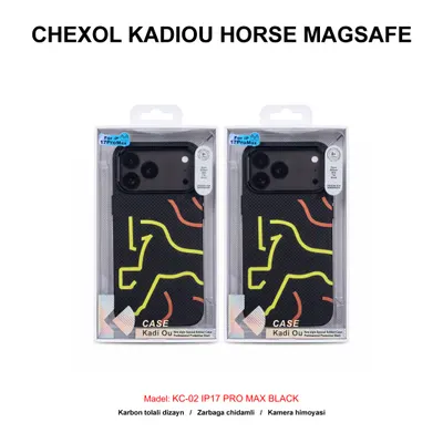 CHEXOL KADIOU HORSE MAGSAFE KC-02 IP17 PRO MAX BLACK