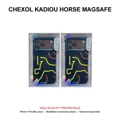 CHEXOL KADIOU HORSE MAGSAFE KC-02 IP17 PRO MAX BLUE
