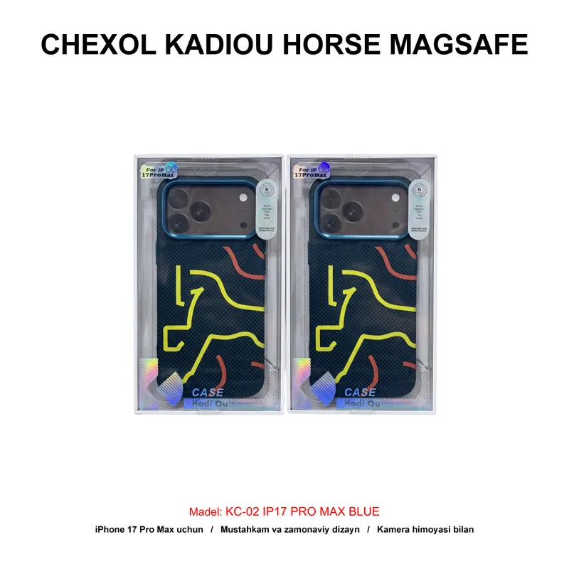 CHEXOL KADIOU HORSE MAGSAFE KC-02 IP17 PRO MAX BLUE