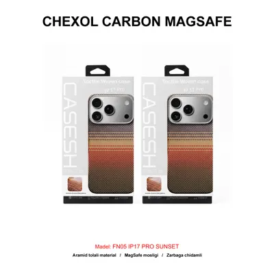 CHEXOL CARBON MAGSAFE FN05 IP17 PRO SUNSET