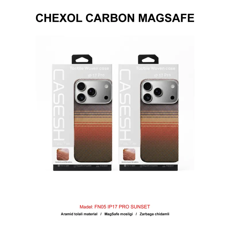 CHEXOL CARBON MAGSAFE FN05 IP17 PRO SUNSET